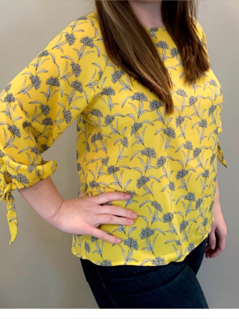 Papermoon Yellow Floral Blouse